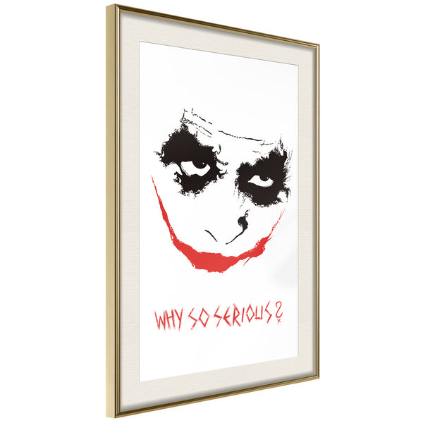 Poster - Villain  - goud passepartout