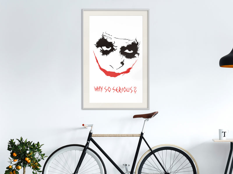 Poster - Villain  - wit passepartout