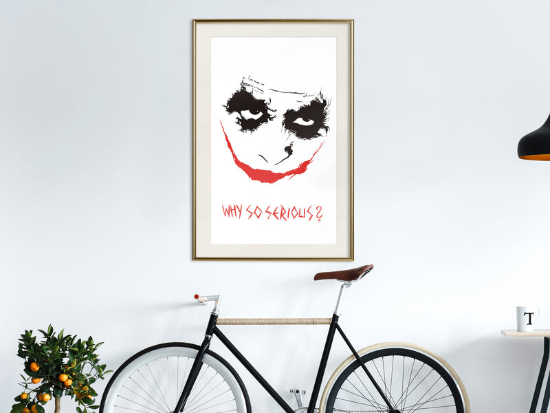 Poster - Villain  - goud passepartout