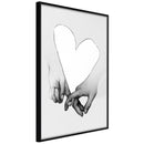 Poster - Couple In Love  - zwart