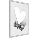 Poster - Couple In Love  - wit