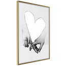 Poster - Couple In Love  - goud