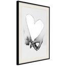 Poster - Couple In Love  - zwart passepartout