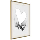 Poster - Couple In Love  - goud passepartout