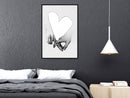 Poster - Couple In Love  - zwart