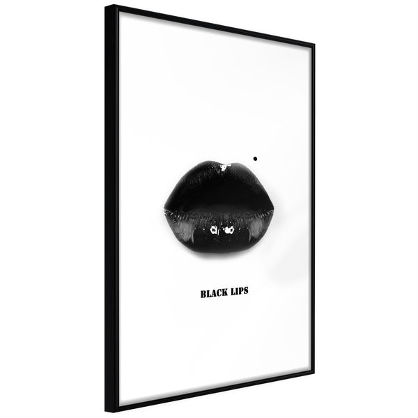Poster - Deadly Kiss  - zwart