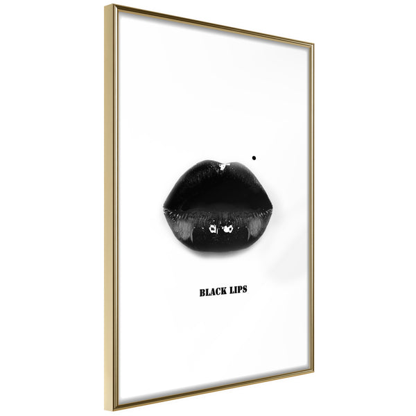 Poster - Deadly Kiss  - goud