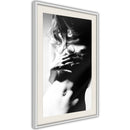 Poster - Feminine Beauty  - wit passepartout