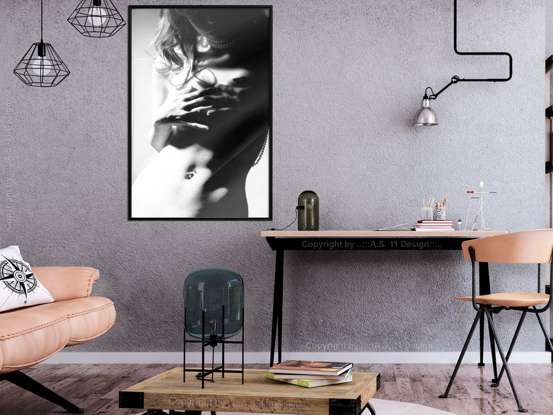 Poster - Feminine Beauty  - zwart