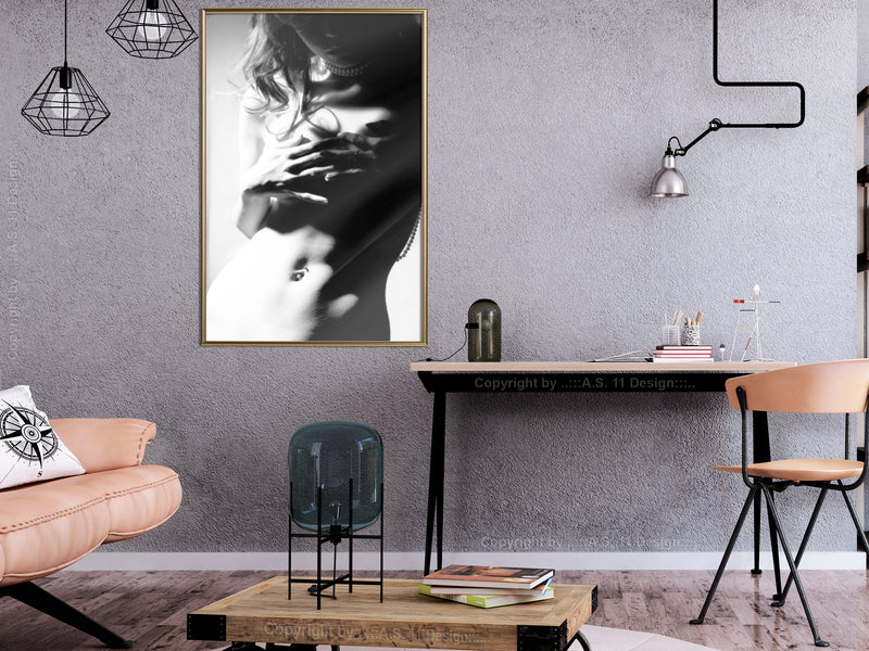Poster - Feminine Beauty  - goud