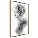 Poster - Mysterious Lady  - goud