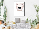 Poster - Black Lipstick  - zwart