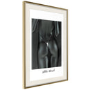Poster - Beauty of the Female Body  - goud passepartout