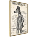 Poster - The Parisian Life  - goud