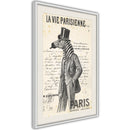 Poster - The Parisian Life  - wit passepartout