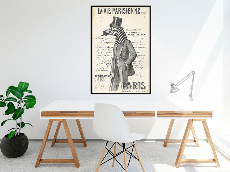 Poster - The Parisian Life  - zwart