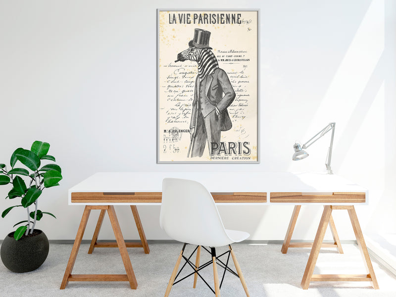 Poster - The Parisian Life  - wit
