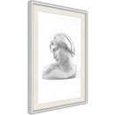 Poster - The Famous Artist  - wit passepartout