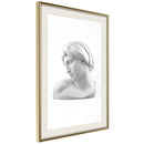 Poster - The Famous Artist  - goud passepartout