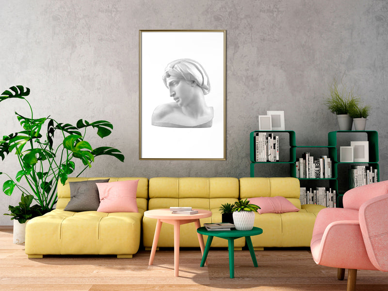 Poster - The Famous Artist  - goud