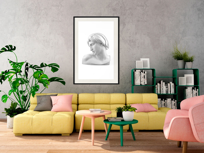 Poster - The Famous Artist  - zwart passepartout