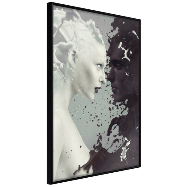 Poster - Complementary Opposites  - zwart