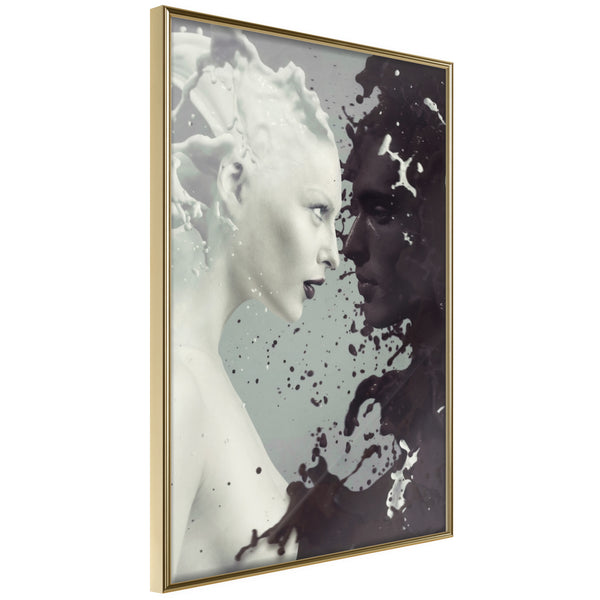 Poster - Complementary Opposites  - goud
