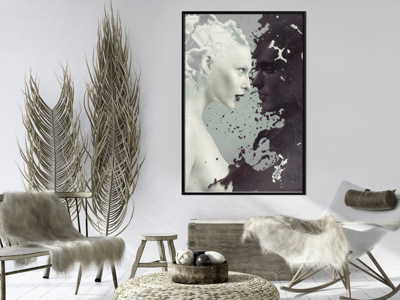 Poster - Complementary Opposites  - zwart