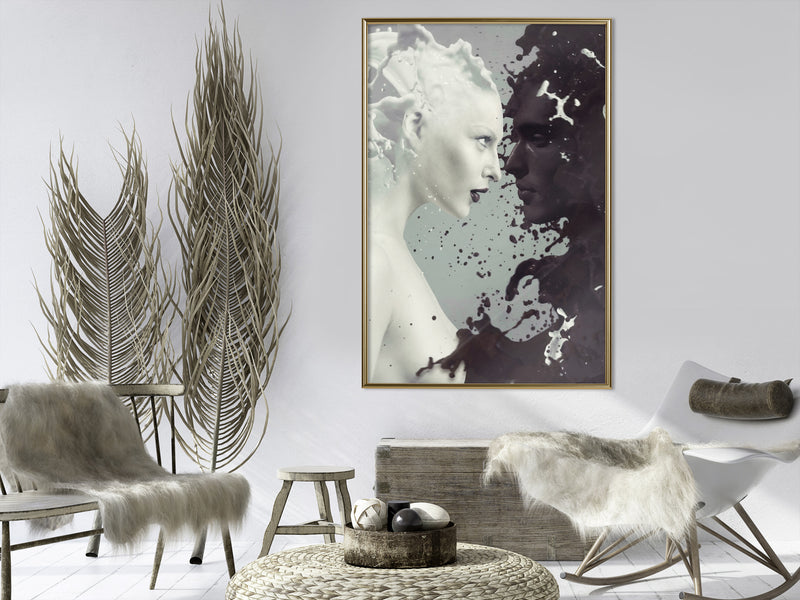 Poster - Complementary Opposites  - goud