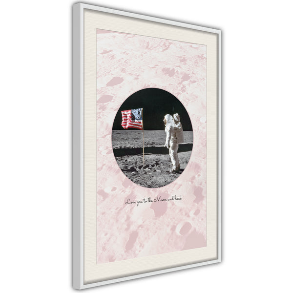 Poster - Cosmic Love I  - wit passepartout