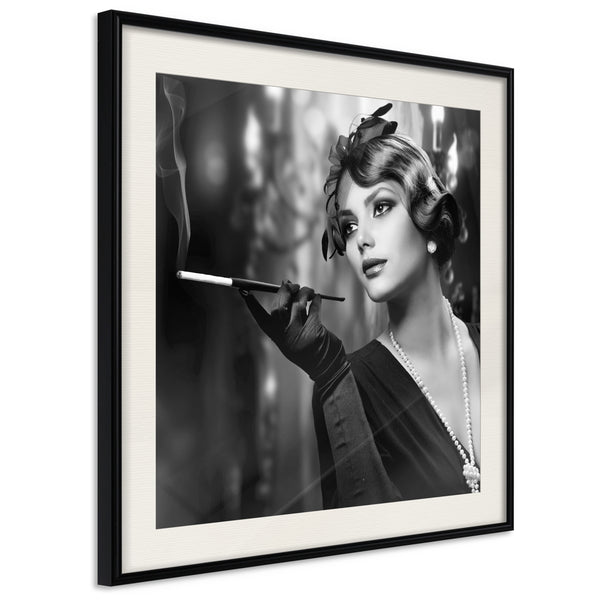 Poster - Classic Elegance  - zwart passepartout