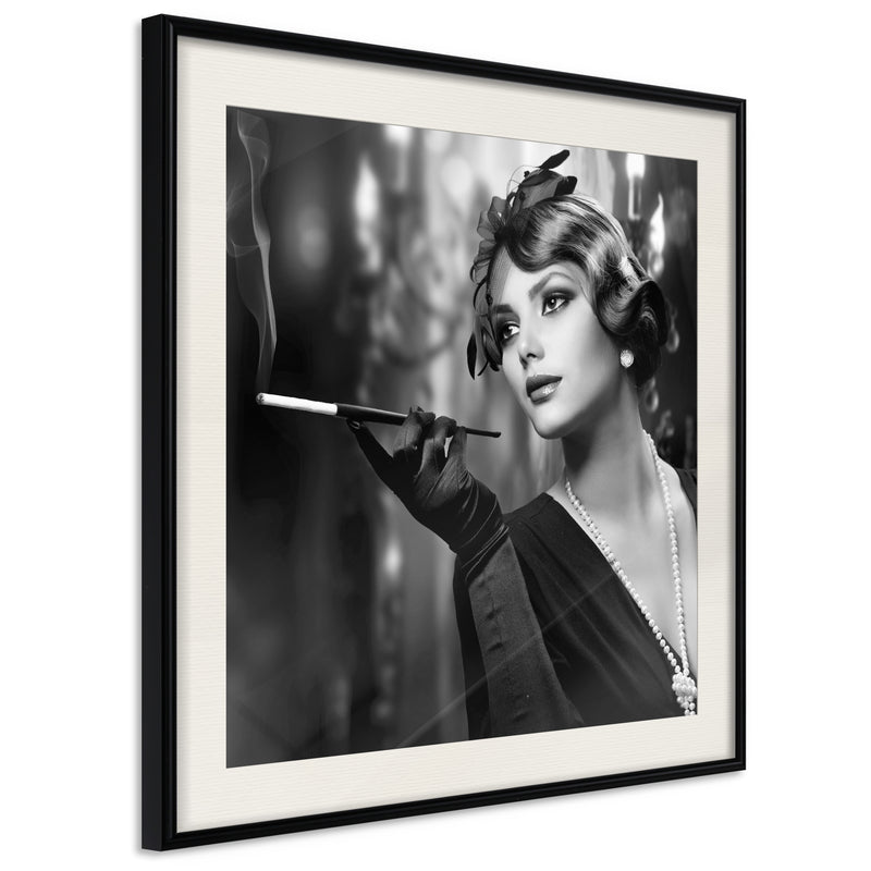 Poster - Classic Elegance  - zwart passepartout