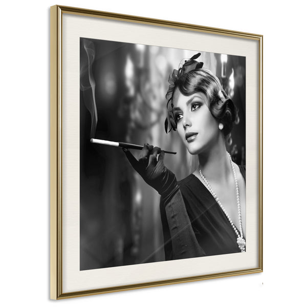 Poster - Classic Elegance  - goud passepartout