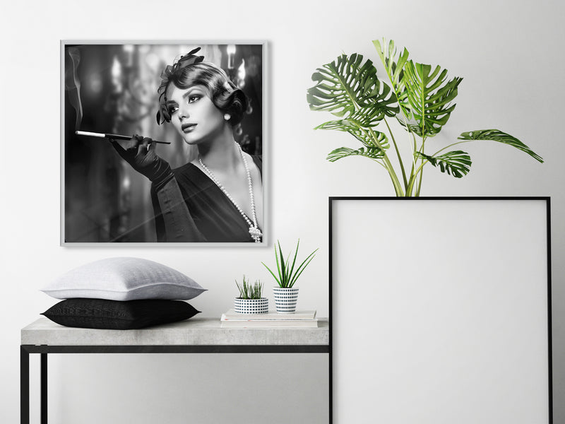 Poster - Classic Elegance  - wit
