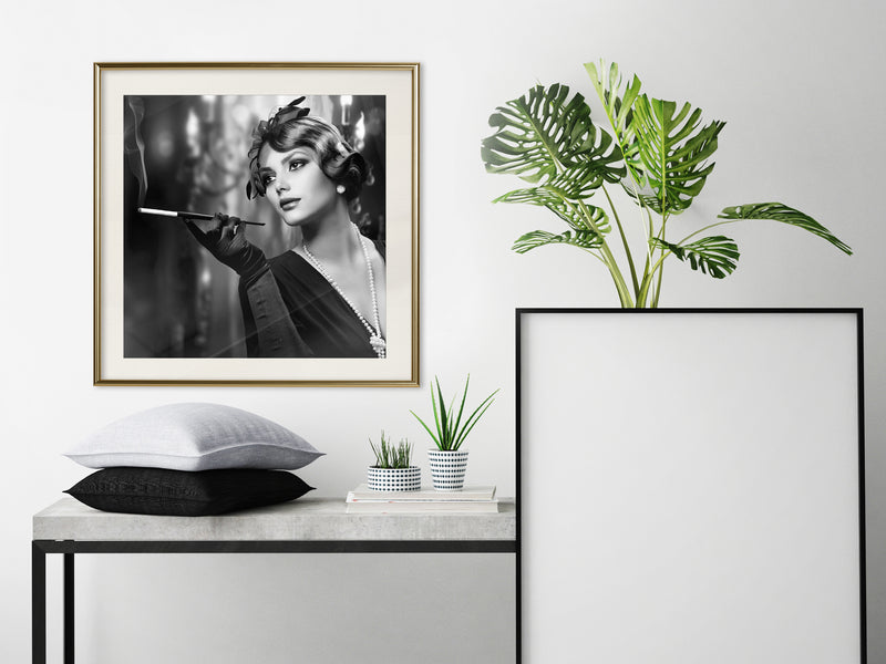 Poster - Classic Elegance  - goud passepartout