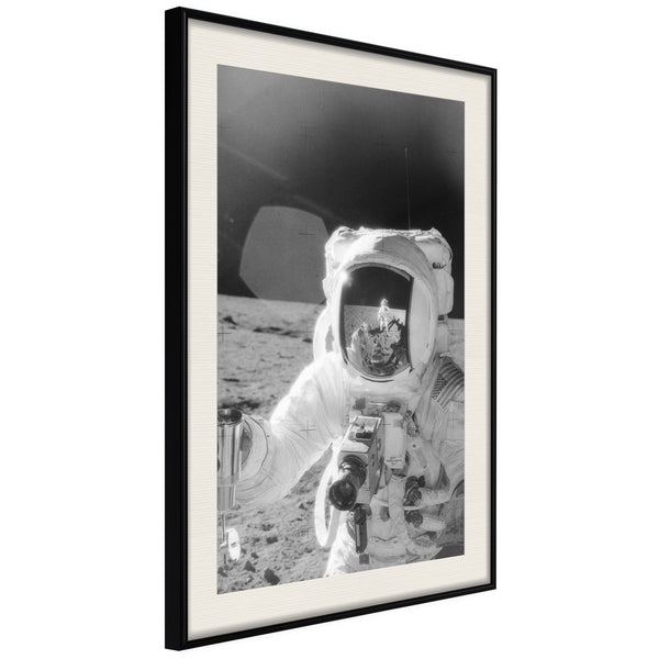 Poster - Space Fun  - zwart passepartout