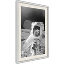 Poster - Space Fun  - wit passepartout