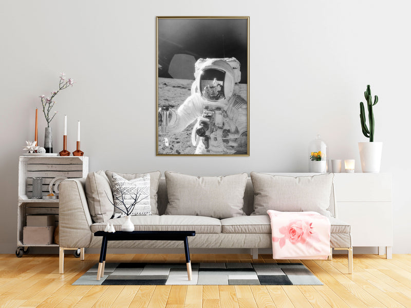 Poster - Space Fun  - goud