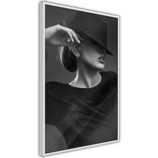 Poster - Coquette  - wit