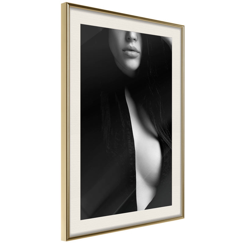 Poster - Classic Blackness  - goud passepartout