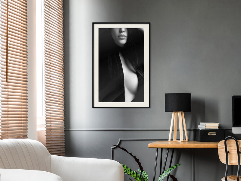Poster - Classic Blackness  - zwart passepartout