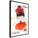 Poster - Poppy Dancer  - zwart