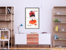 Poster - Poppy Dancer  - zwart passepartout