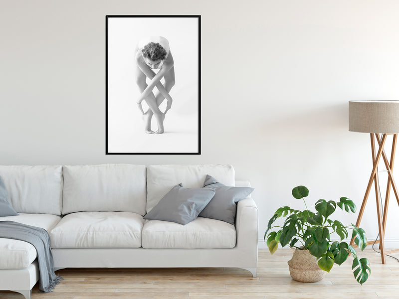 Poster - Interlaced Body  - zwart