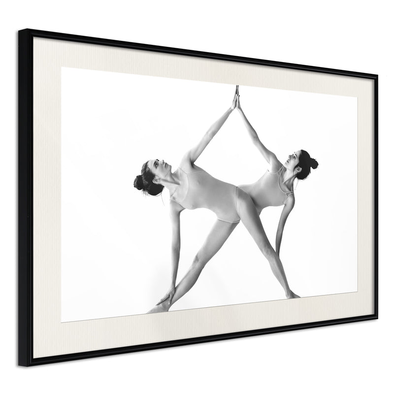 Poster - Self-Five!  - zwart passepartout