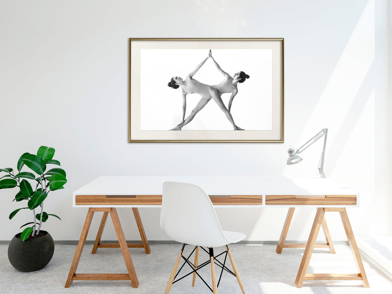 Poster - Self-Five!  - goud passepartout