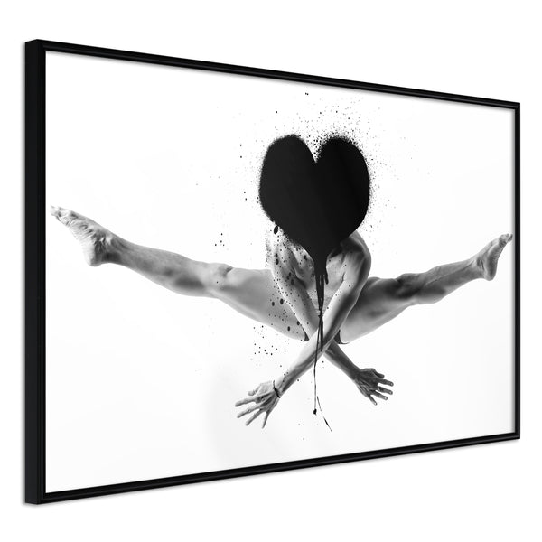 Poster - Splits in the Air  - zwart