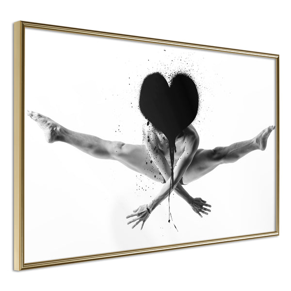 Poster - Splits in the Air  - goud