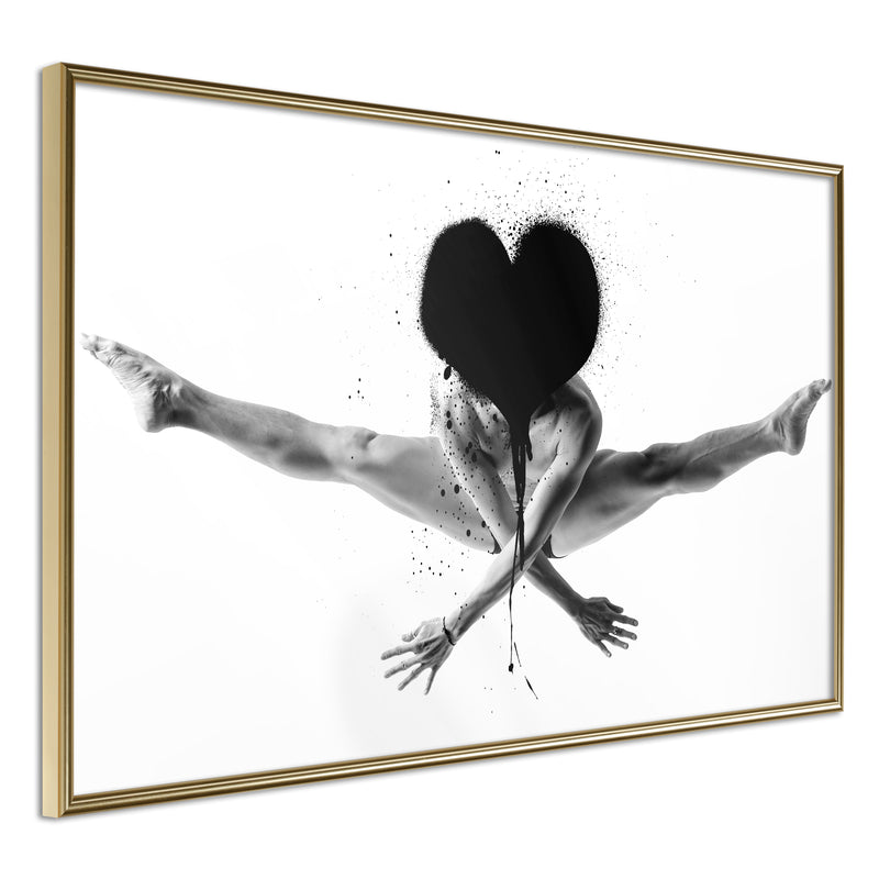 Poster - Splits in the Air  - goud