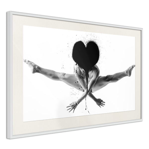 Poster - Splits in the Air  - wit passepartout